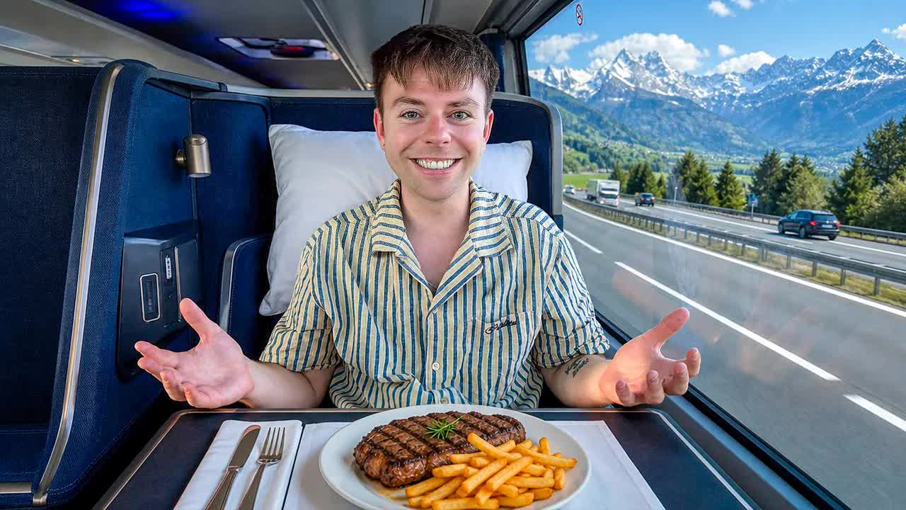 Business Class Bustur fra Amsterdam til Schweiz