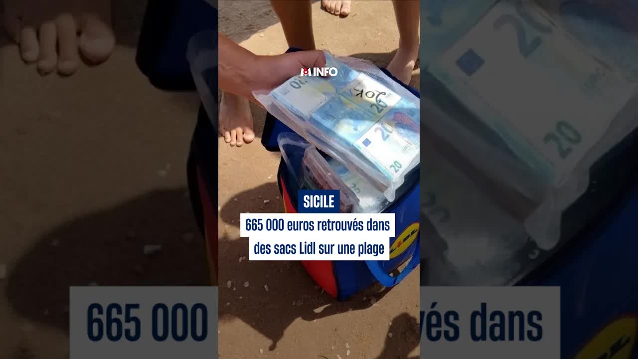 665 000 euros trouvés dans des sacs sur une plage