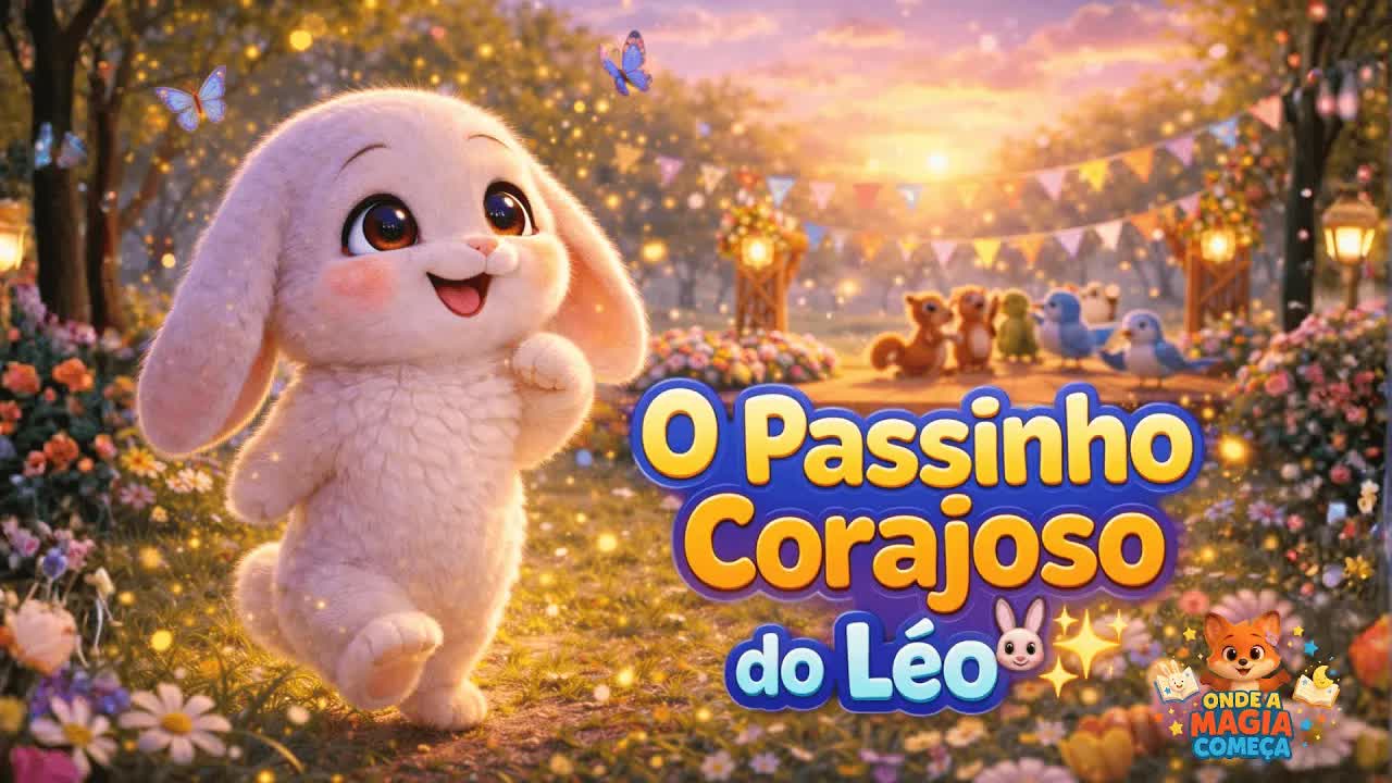 O passinho corajoso do coelhinho Léo