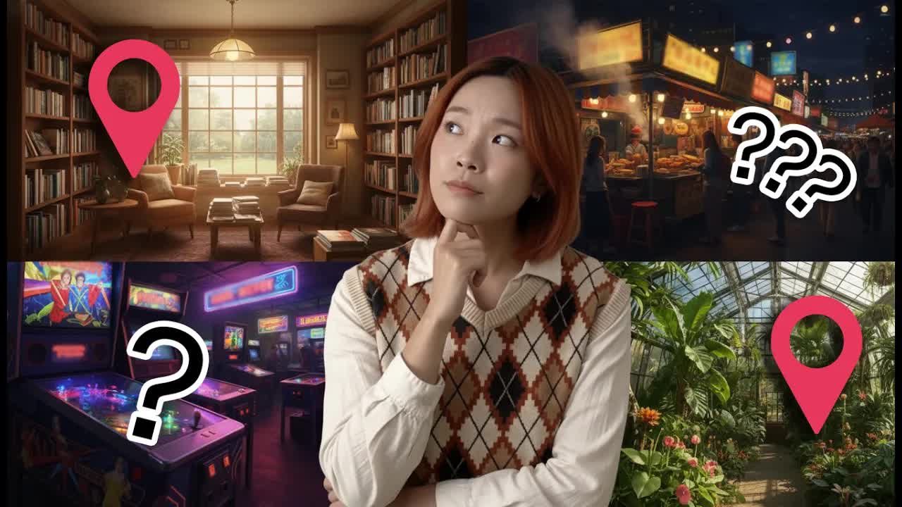 猜地方游戏：图书馆