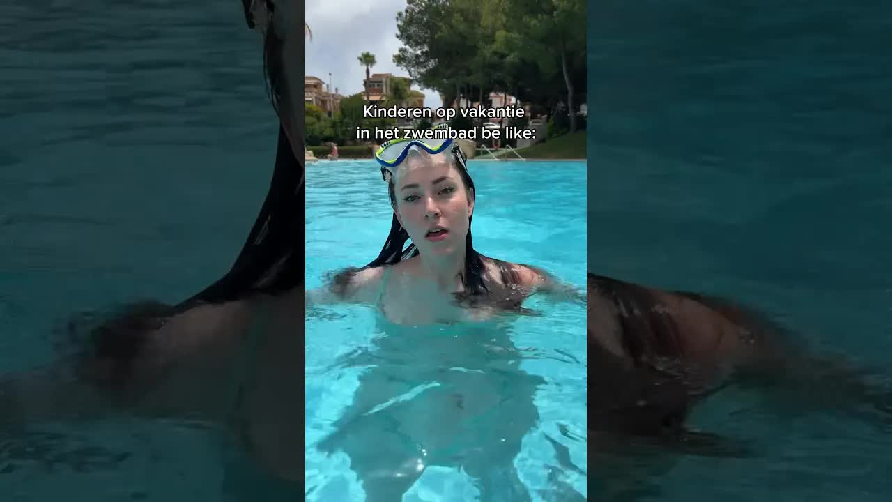 Letterlijk elk kind doet dit in het zwembad