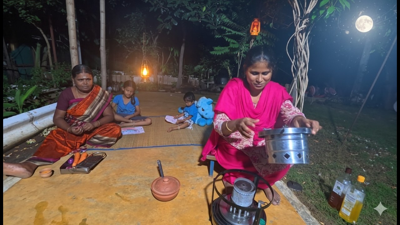 வீட்டு ராத்திரி சாப்பாடு: தோசை சுடும் வீடியோ