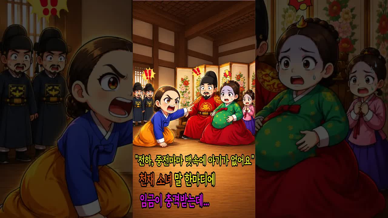 중전마마 뱃속에 아기가 없어요