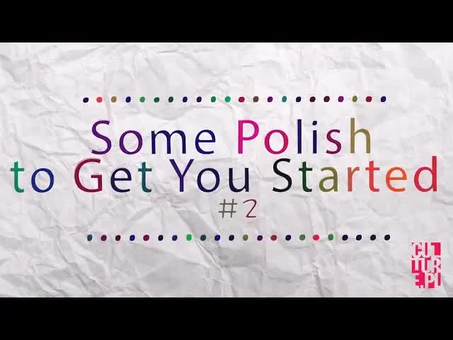 Podstawowe zwroty po polsku