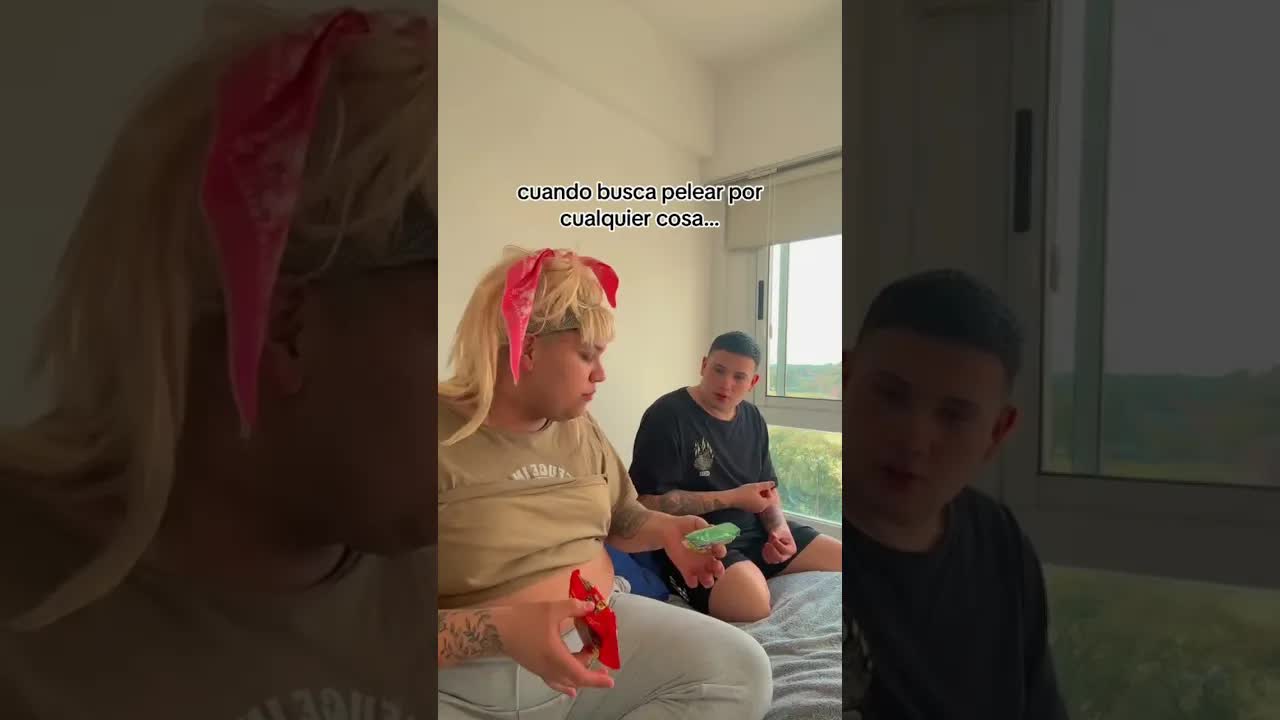 pelea de pareja por un simple postre