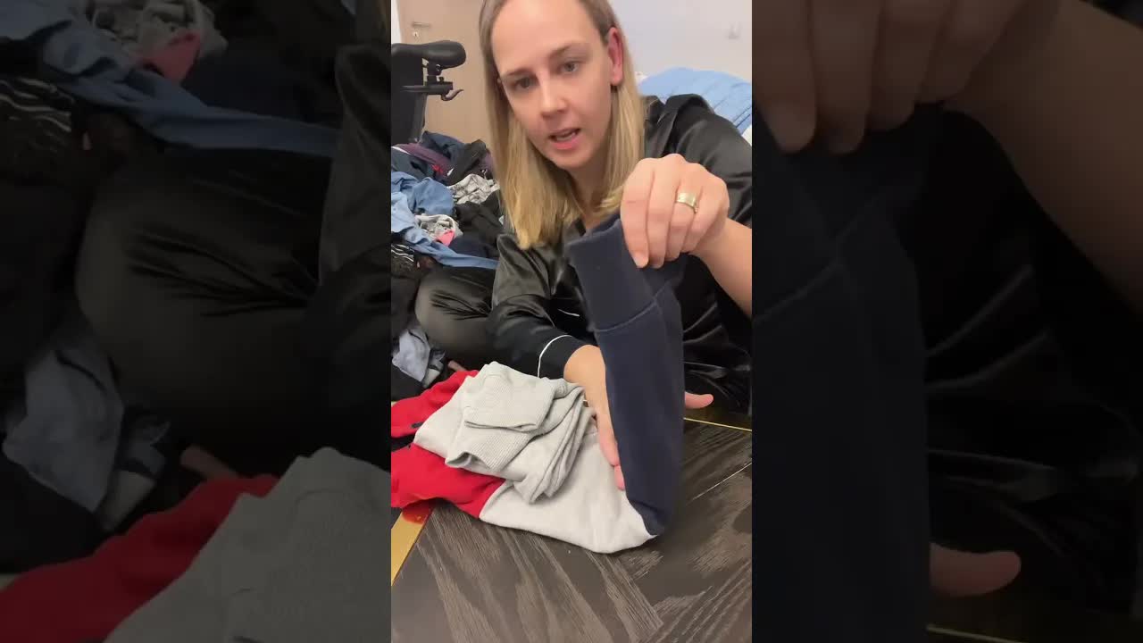 Hoodie folding tips for kids