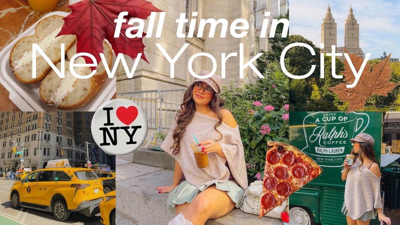 Fall Vlog in New York City: Coffee, Shopping & Times Square