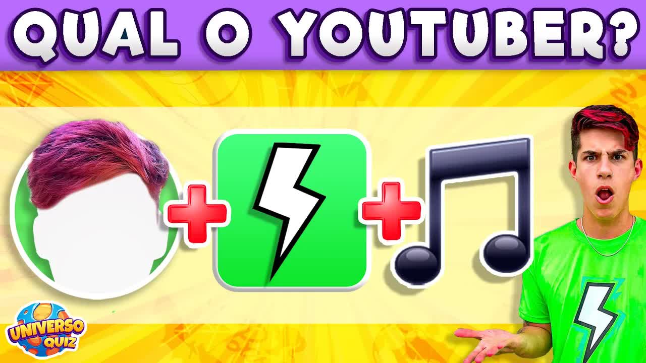 Adivinhe os Youtubers Brasileiros Famosos