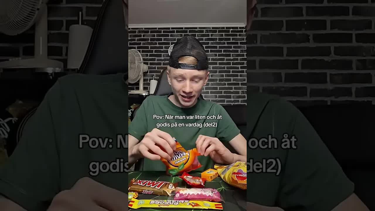 Äter godis mitt i veckan utan att någon ser
