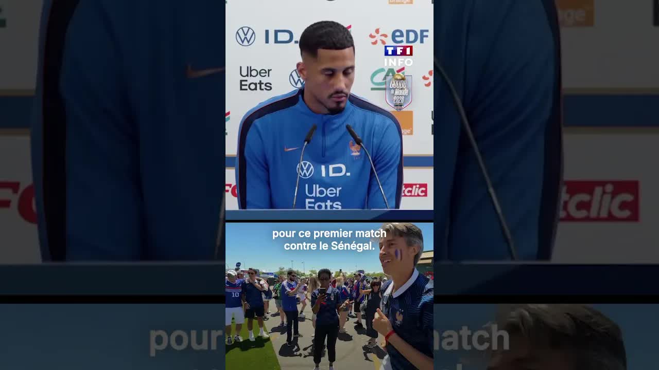 William Saliba remercie les supporters français