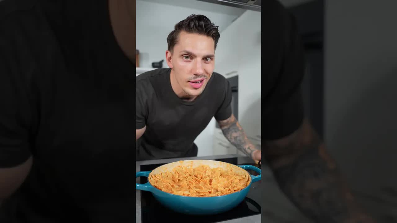 Käse-Pasta mit Tomaten und Mozzarella