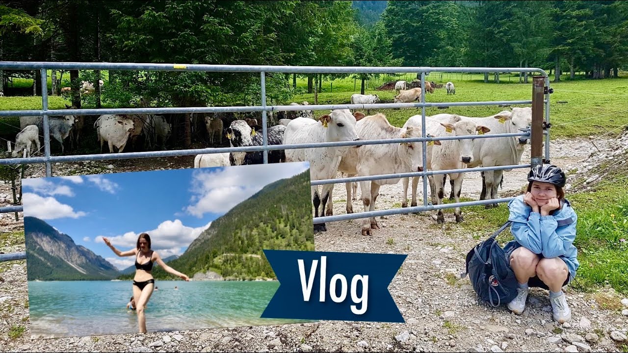 Fahrradtour durch die Berge und Camping am See