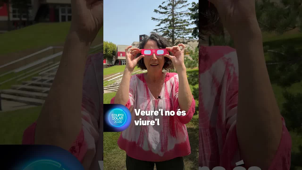 Viure l'eclipsi solar en directe amb la Lídia Heredia