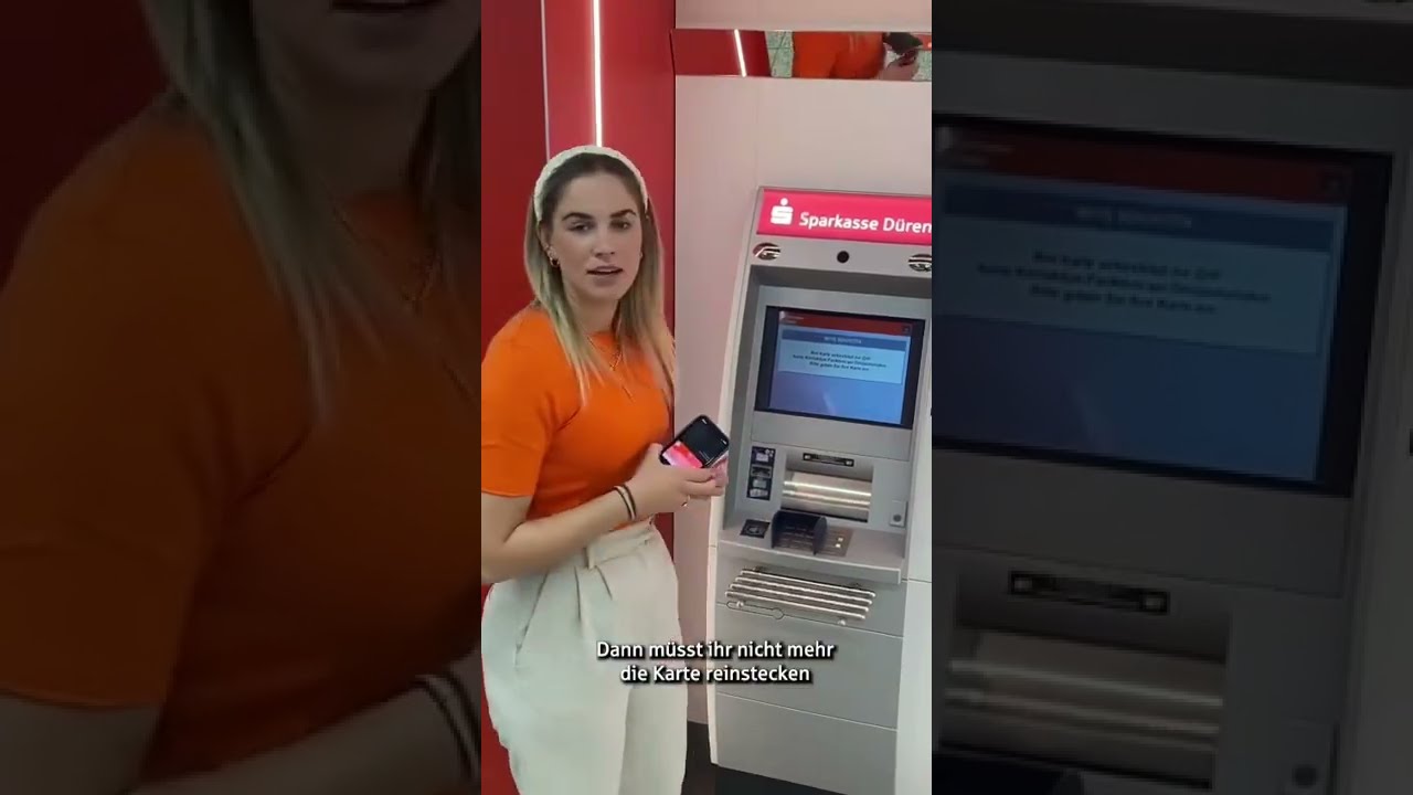 Kontaktlos Geld abheben mit Smartphone und Karte