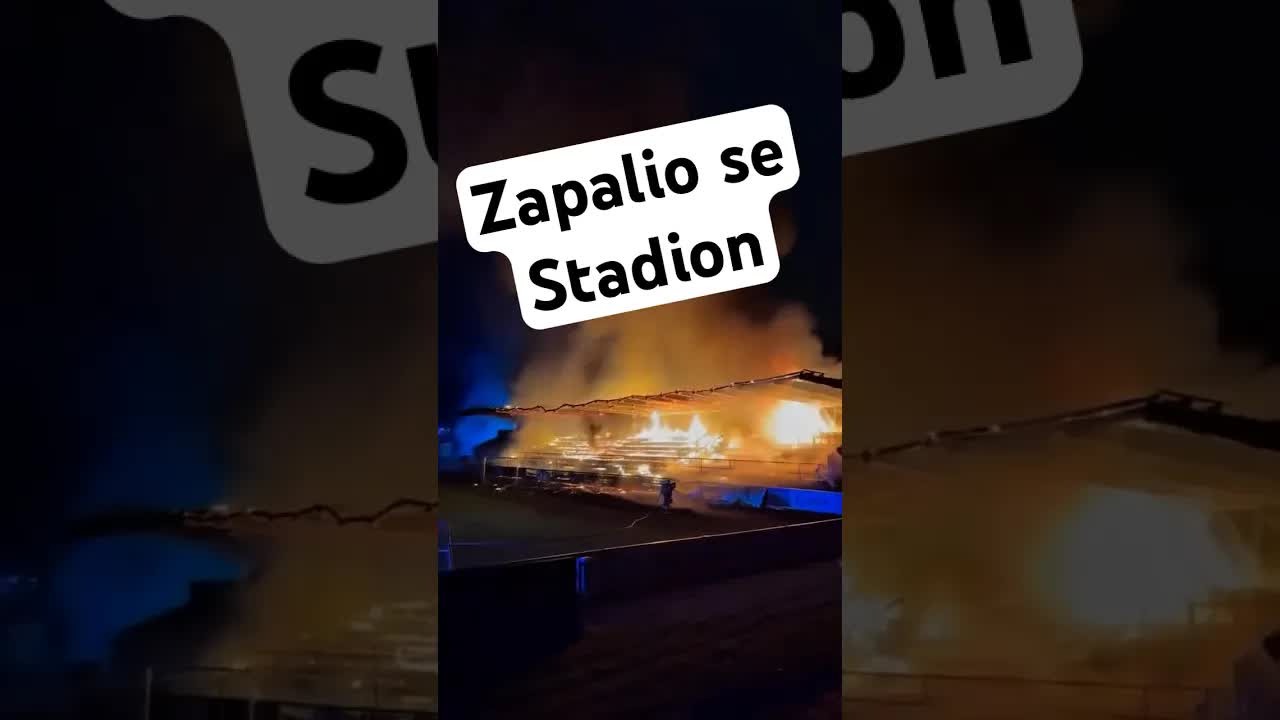 Požar na stadionu Tehtan Kenta u Finskoj