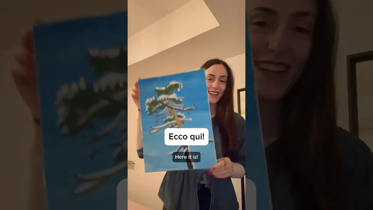 Lezione di pittura invernale per il compleanno