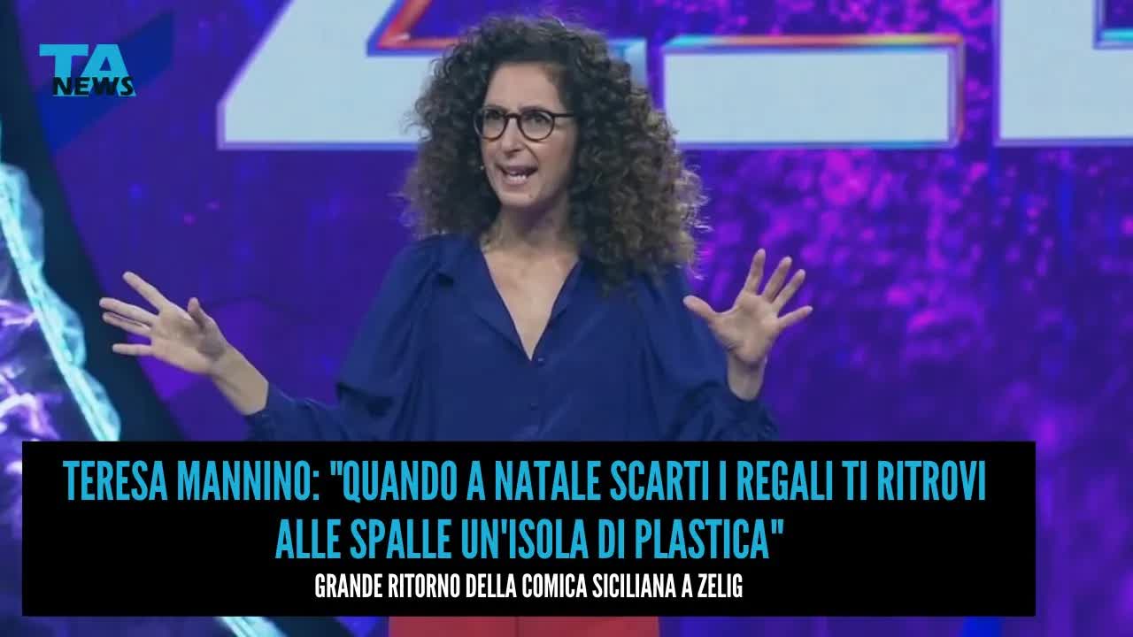Teresa Mannino su regali e inquinamento