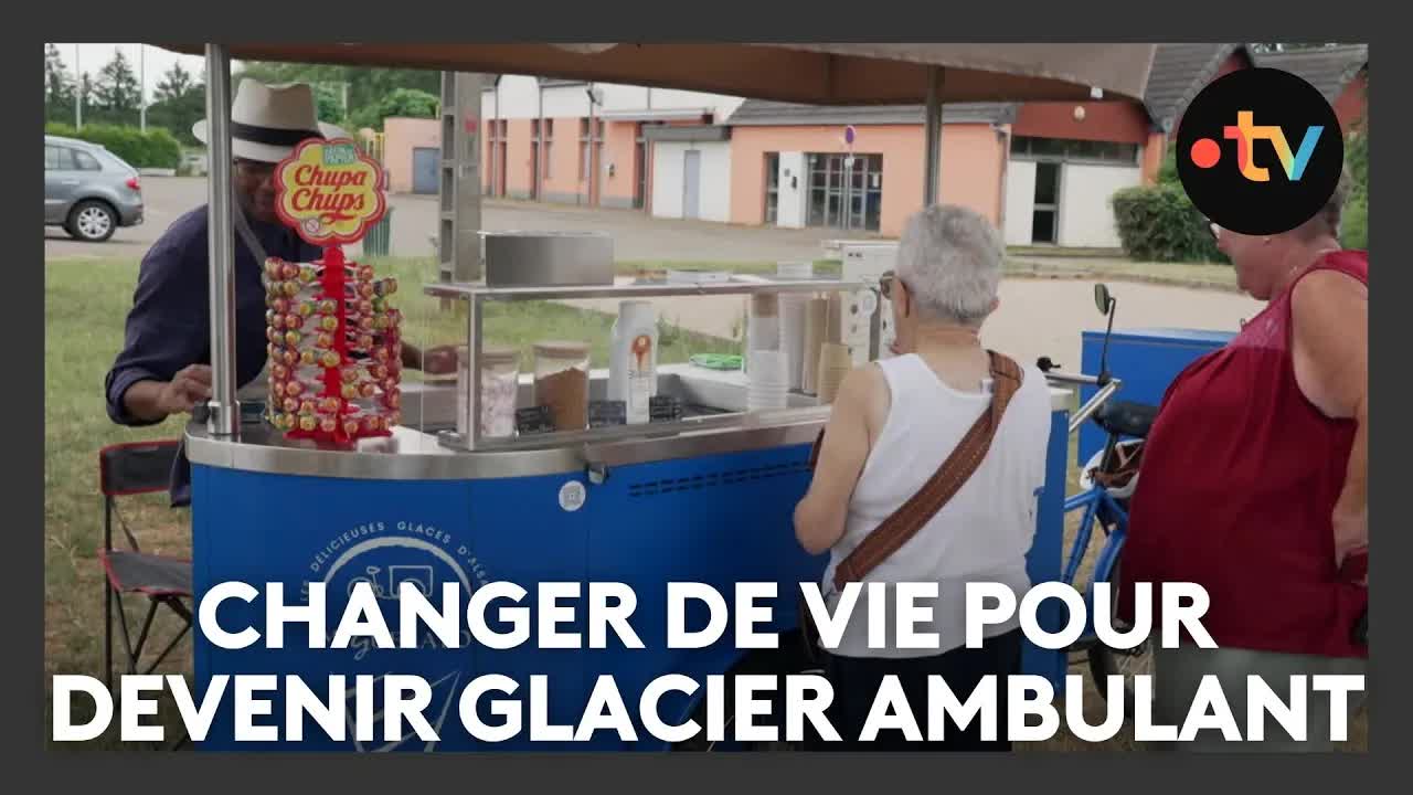 Un fonctionnaire devenu glacier ambulant sur la Bruche