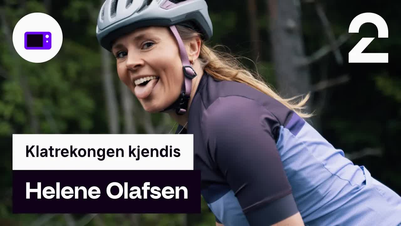 Helene Olafsen klatrer bakken med musikk