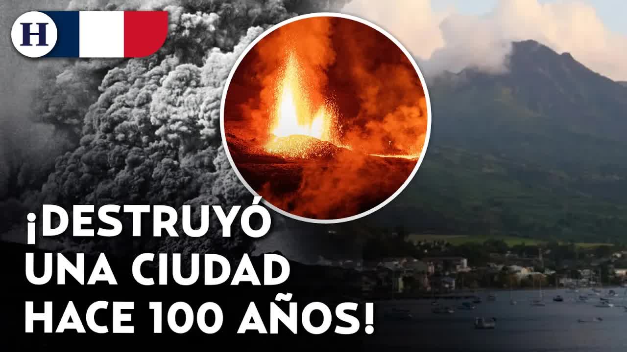 Monte Pelée vuelve a mostrar actividad volcánica