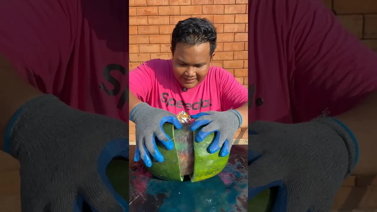 Mencuba Membuat Tembikai Berwarna Biru
