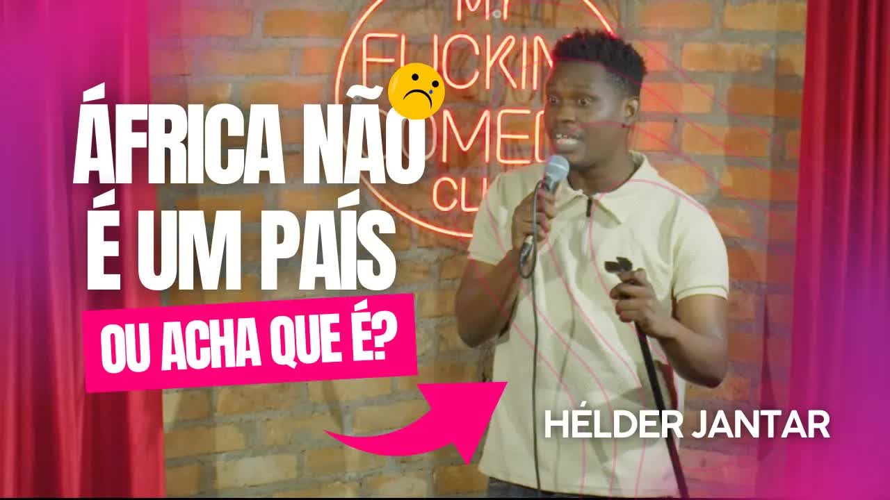 Comediante Moçambicano Brincando com o Brasil
