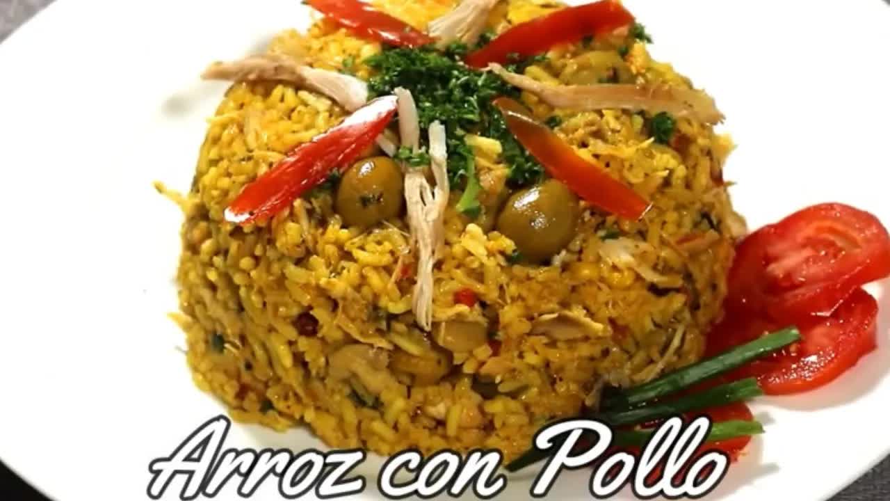 Receta fácil de arroz con pollo panameño paso a paso