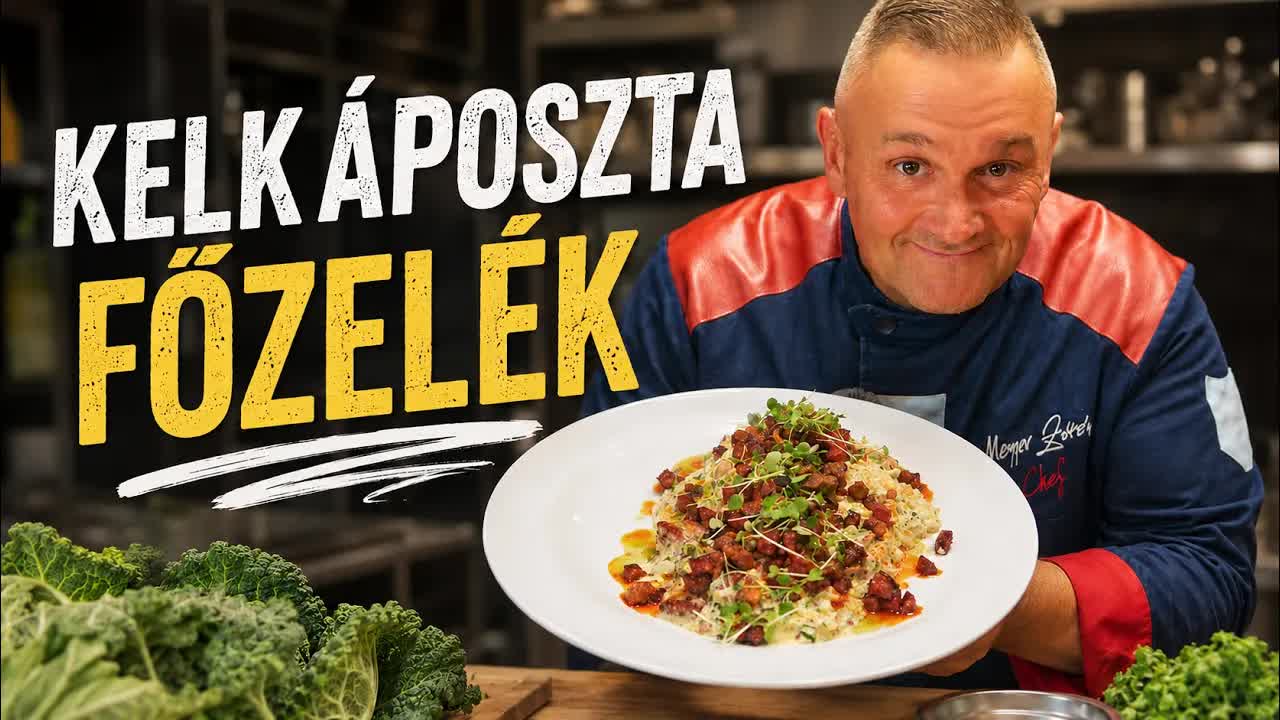 Kelkáposzta főzelék sültburgonyával – Magyar Zoltán receptje