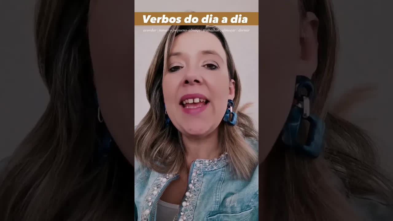 Verbos do dia a dia em português