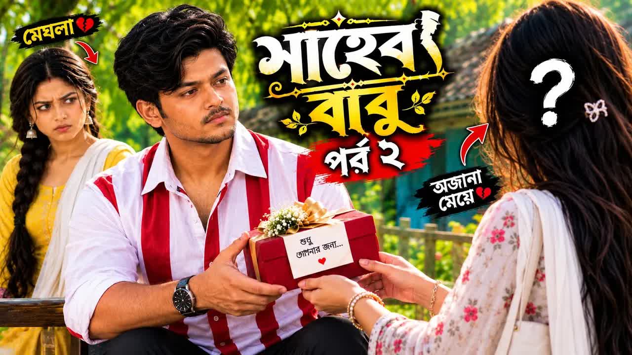 সাহেব বাবুর গ্রামে ফেরা ও মেঘলার সাথে প্রেম