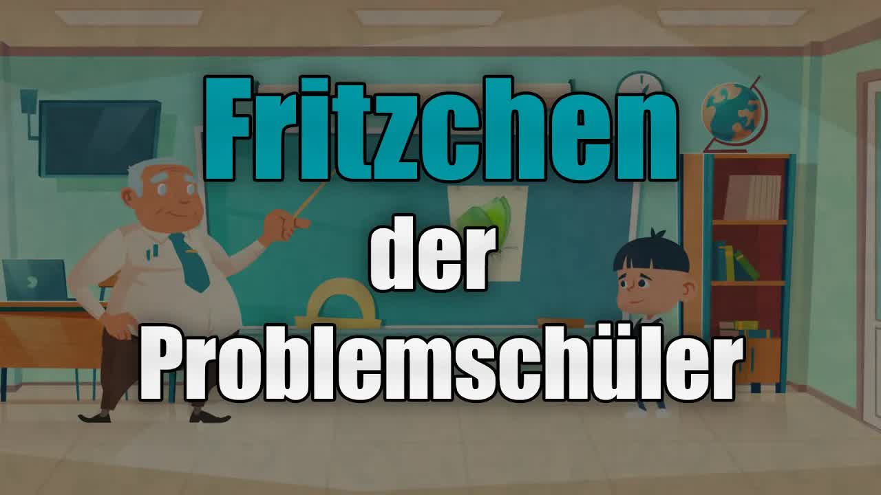 Fritzchen macht Witze im Unterricht