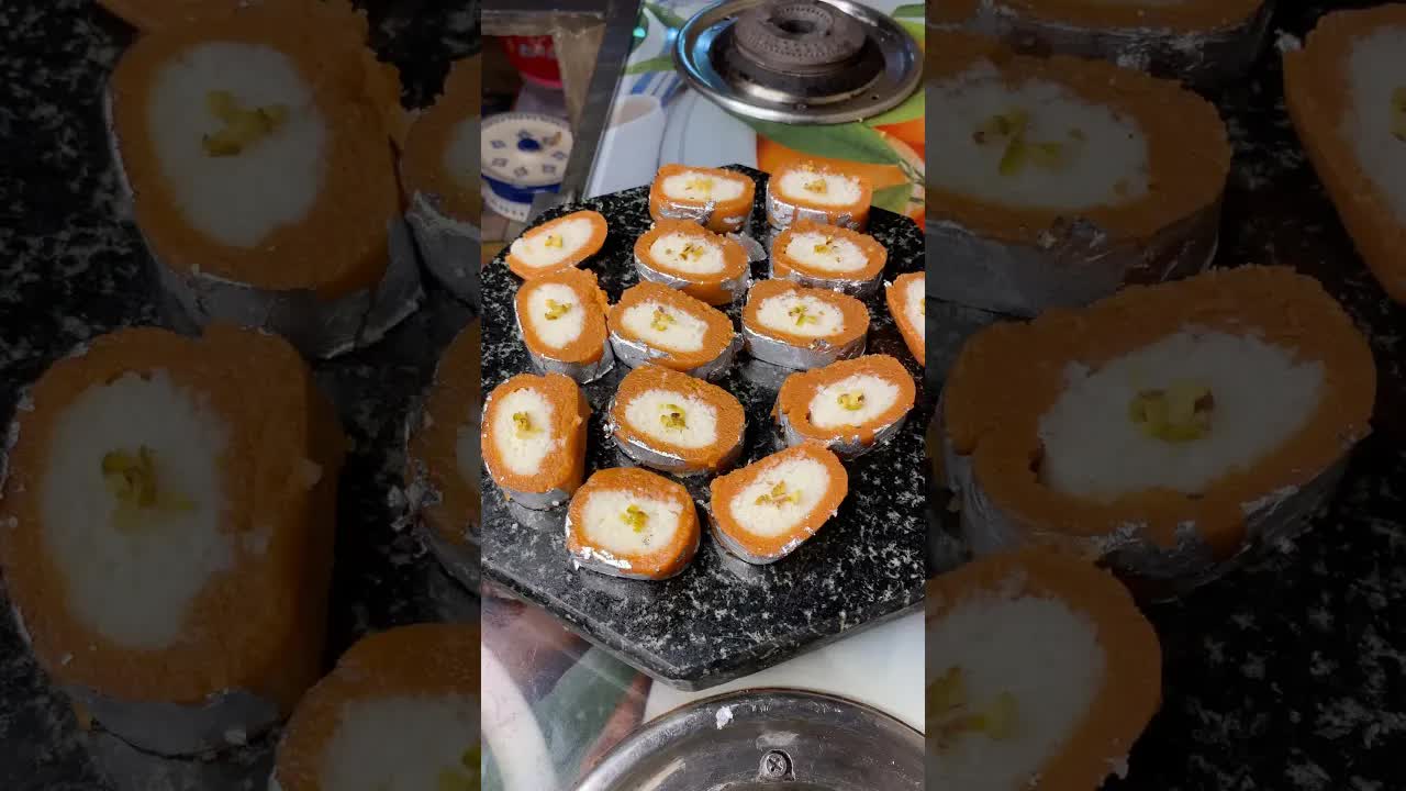 বিনা আগুনে বিস্কুট দিয়ে মিষ্টি বানানো