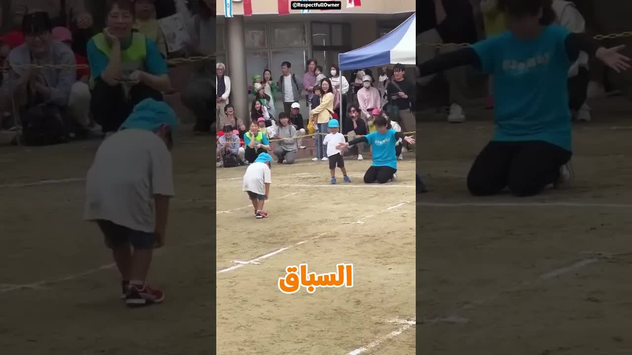 طفل يتحدى مشكلة التنفس ويكمل السباق رغم التعب