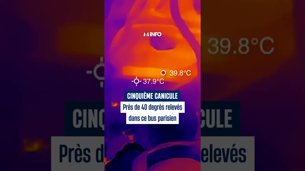 Canicule : températures extrêmes dans les bus parisiens