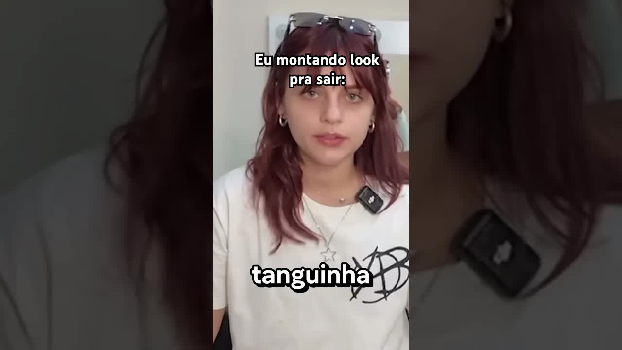 Escolhendo um look curto para o YouTube