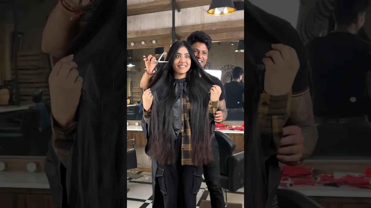Haircut Reaction With Poetic Vibes