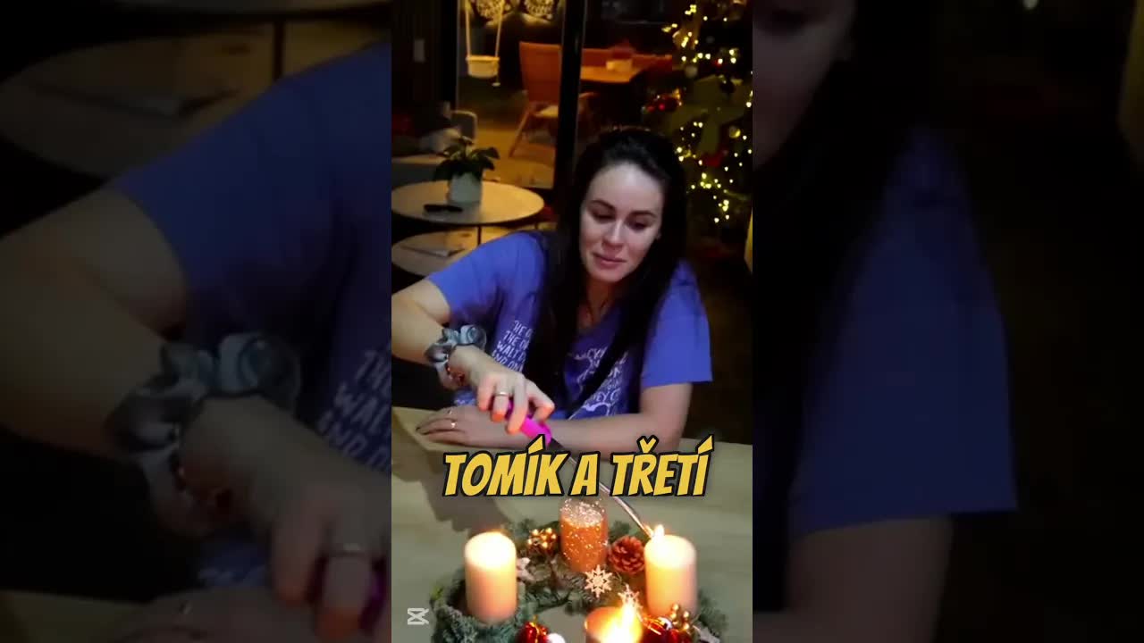 Zapalování adventních svíček s Tomíkem