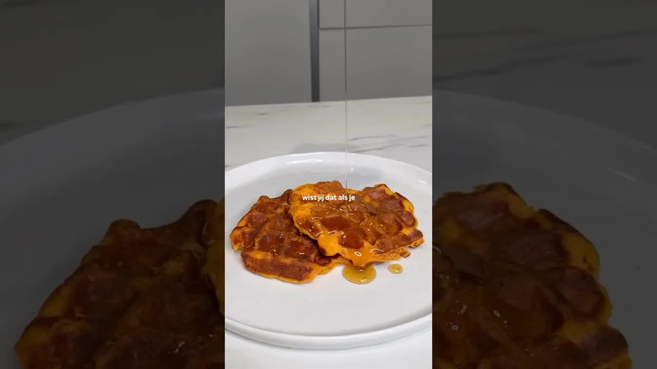 Mega zoete wafels zonder suiker