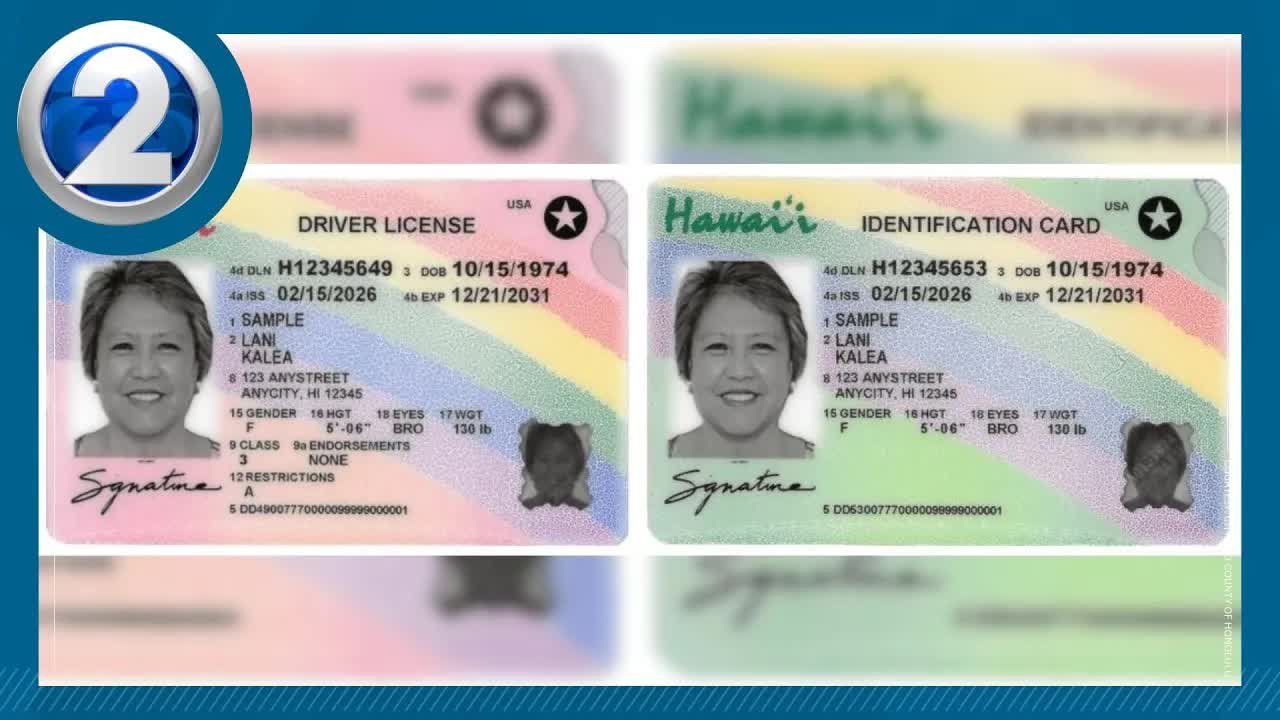 Hawaii Driver’s Licenses Get New Secure Design