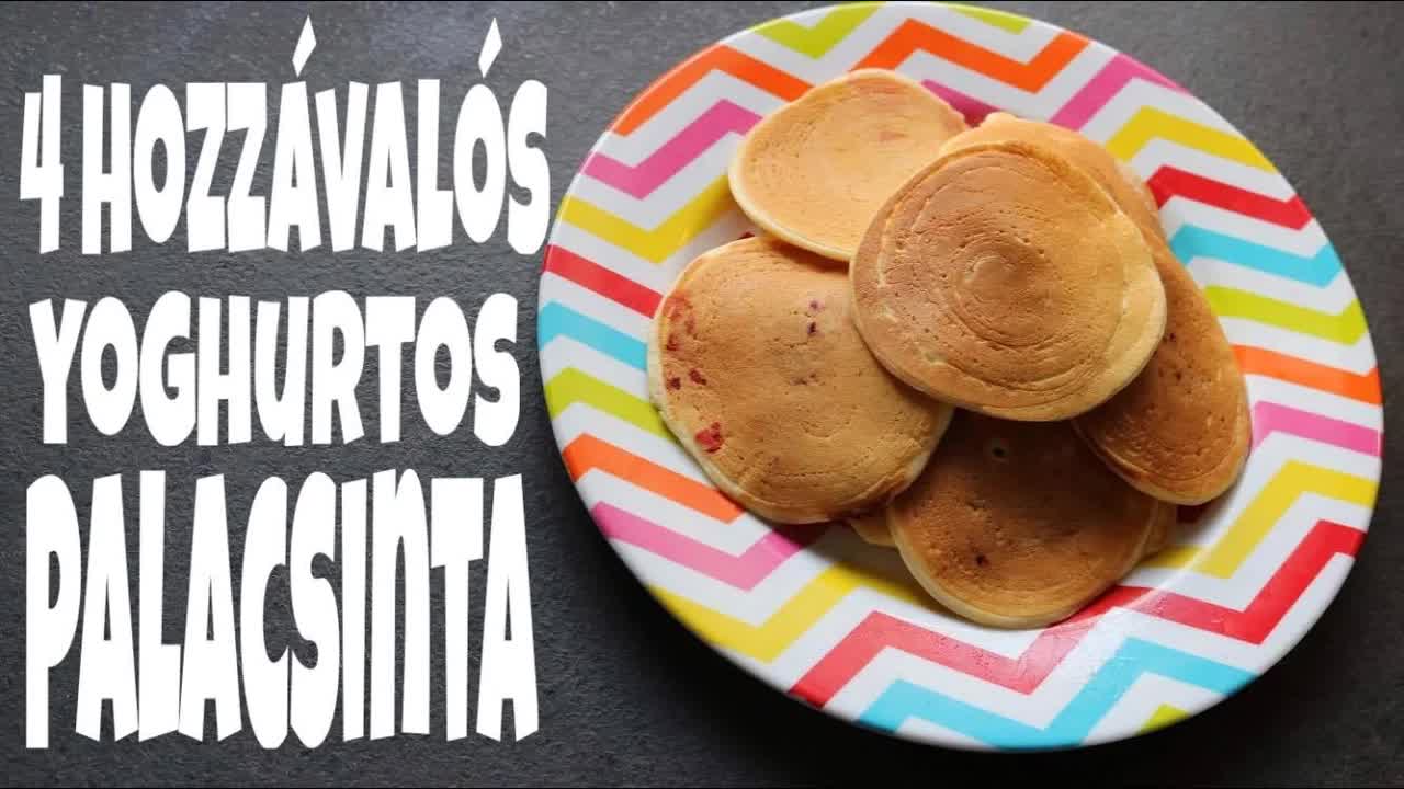 Egészséges joghurtos palacsinta receptje