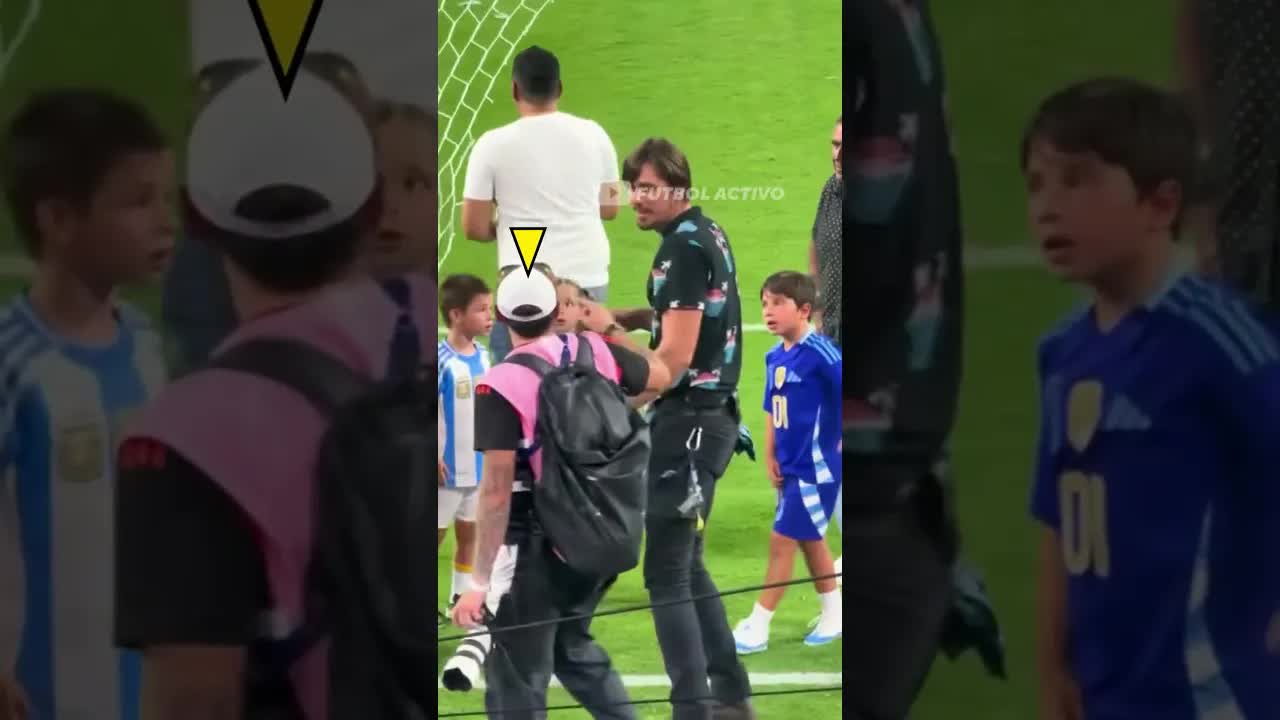 El hijo de Messi pidió la red y pasó esto