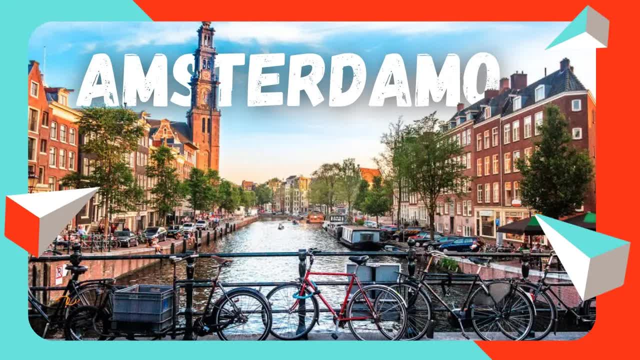 Vizito al Amsterdamo: Bicikloj kaj Riverdomoj