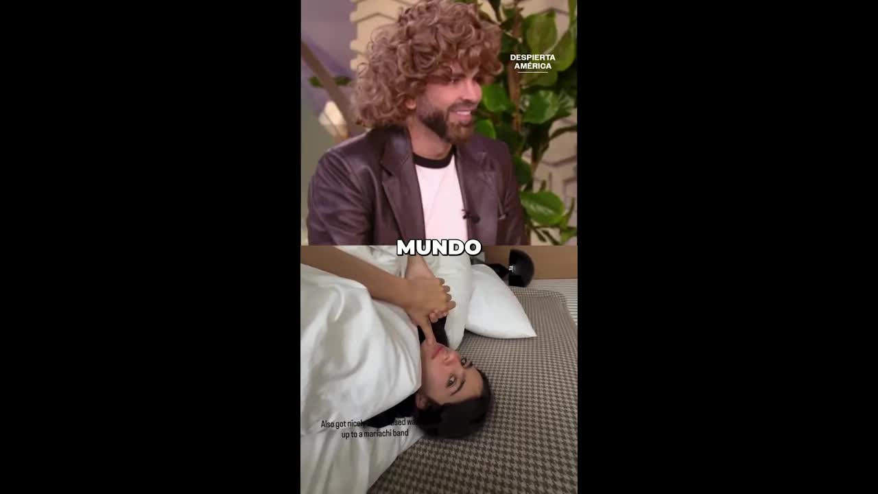 Rosalía despierta a su novia con mariachi