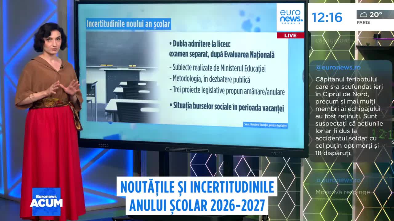 Noutăți și incertitudini pentru anul școlar 2026–2027