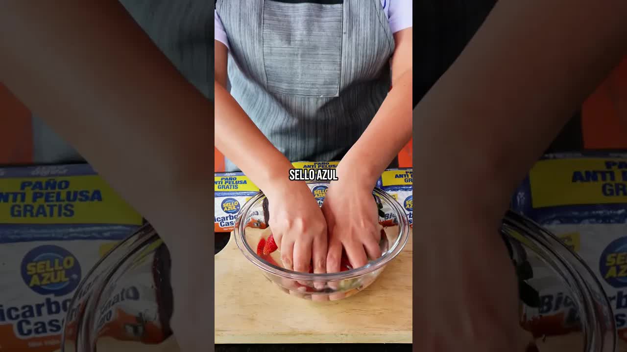 Gelatina de fresas para el día de la madre