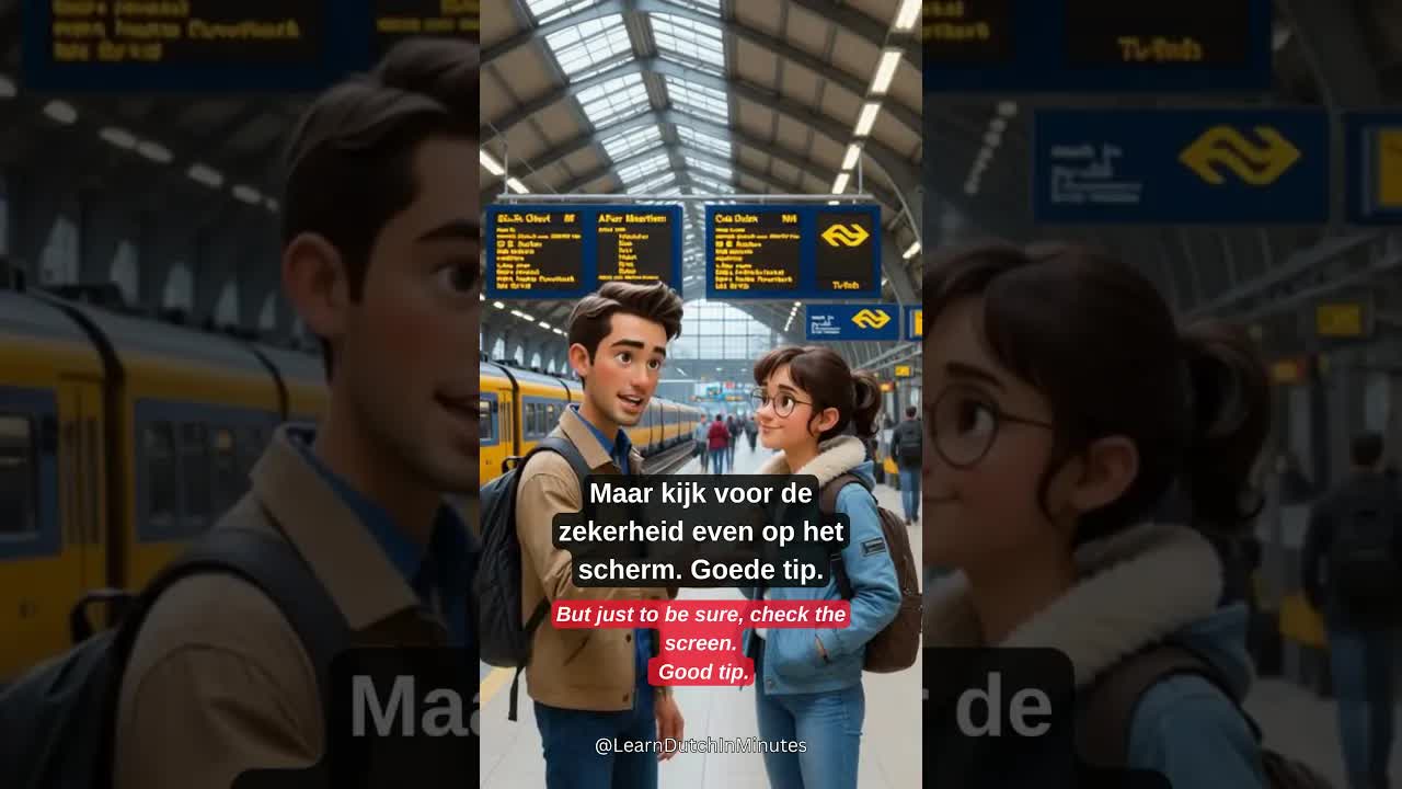 Weg vragen op het station