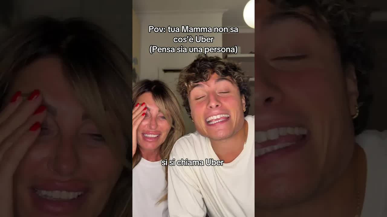 Mamma confusa con Uber e TikTok