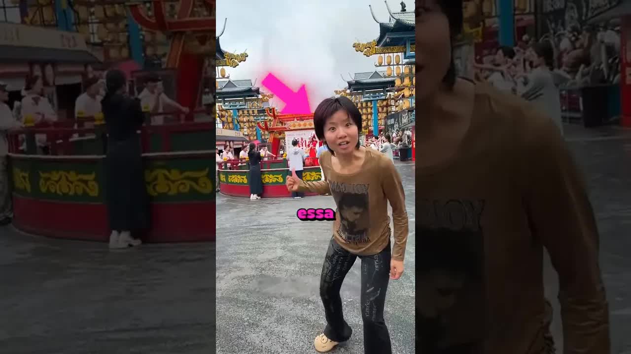 Ela virou uma princesa na tigela de dança