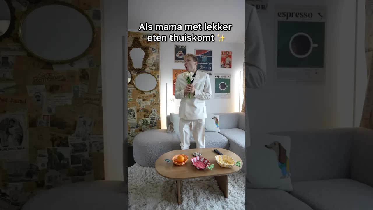 Ik help mijn moeder met huishouden