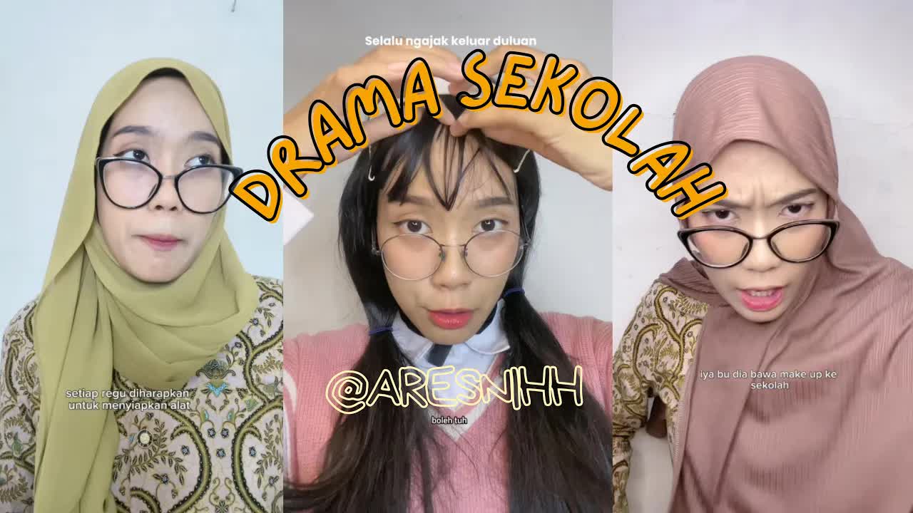 Drama lucu masa sekolah: camping, make up, dan teman